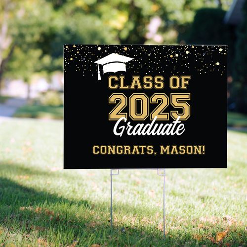 Personalized Graduation Yard Sign Celebration