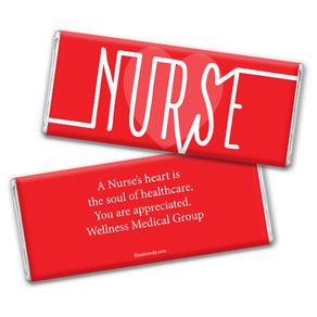 Nurse Appreciation Personalized Chocolate Bar Nurse Pulse