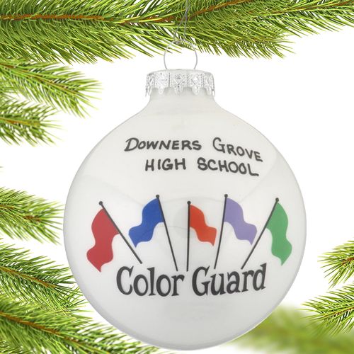 Color Guard Flags Ornament