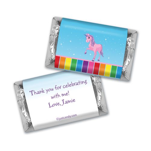 Birthday Personalized Hershey's Miniatures My Little Rainbow Unicorn