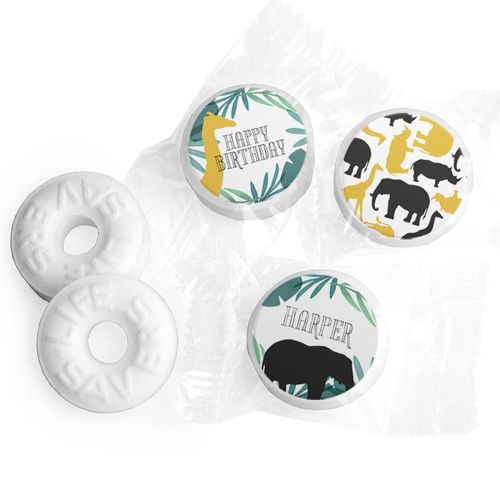 Personalized Birthday Wandering WIld Things Life Savers Mints