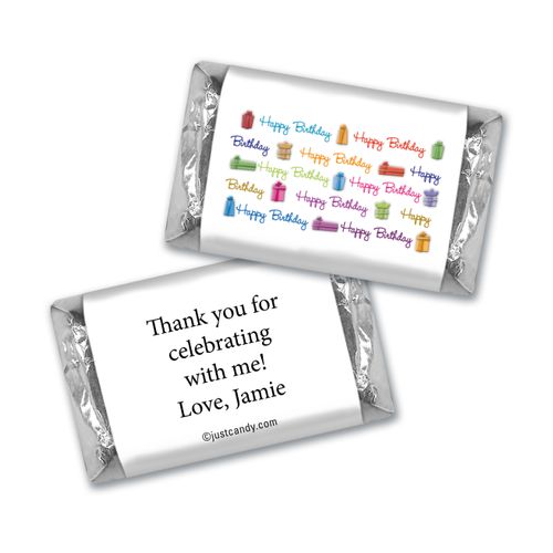 Birthday Personalized Hershey's Miniatures Gifts and Wishes