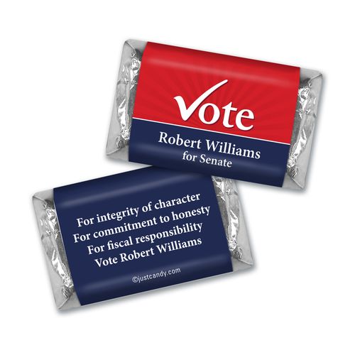 Personalized Election Campaigns Vote Yes Hershey's Miniatures