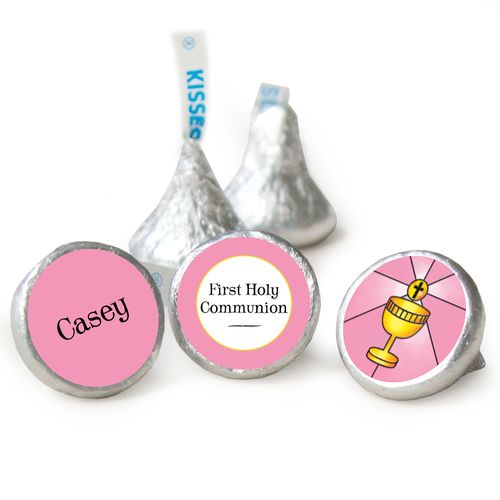 Communion Personalized Hershey's Kisses Glowing Eucharist Assembled Kisses