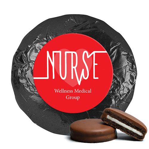 Personalized Nurse Appreciation Milk Chocolate Covered Oreo Cookies Nurse Pulse