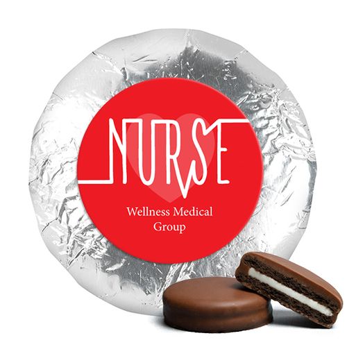 Personalized Nurse Appreciation Milk Chocolate Covered Oreo Cookies Nurse Pulse