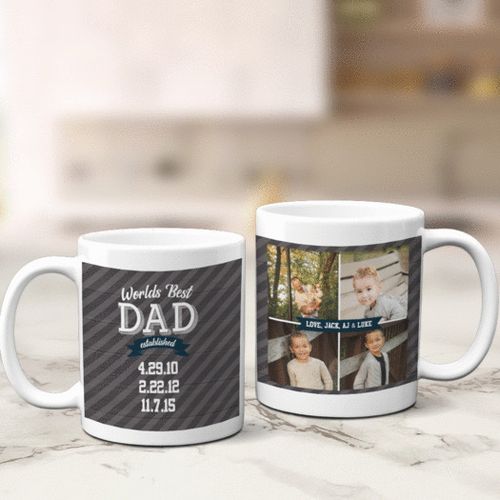 Personalized Coffee Mug Father's Day (11oz) - Established Dad