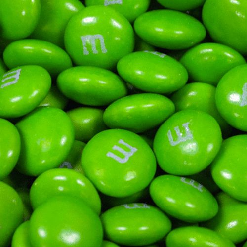 Green M&Ms Milk Chocolate Candies