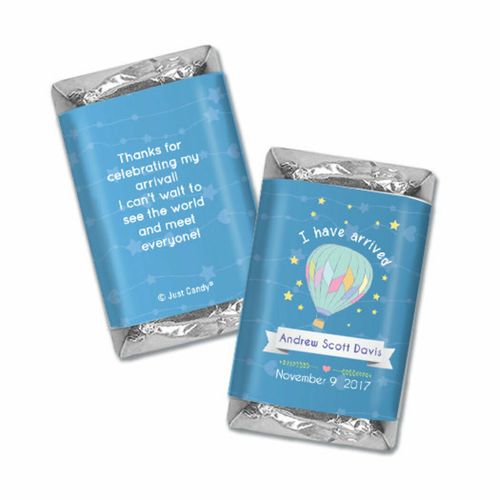 Personalized Juliana Da Costa Birth Announcement It's a Boy I have Arrived Hershey's Miniatures