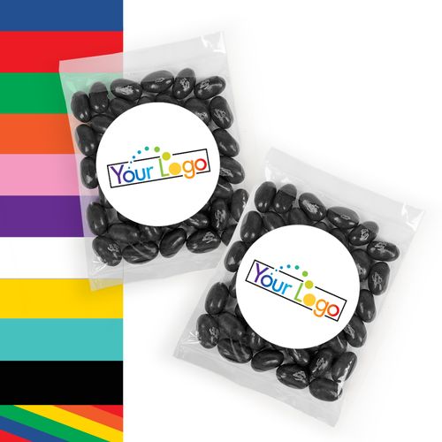 Personalized Business Add Your Logo Candy Bags with Jelly Belly Jelly Beans