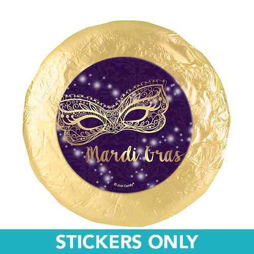 Mardi Gras Beads & Bling 3/4 Stickers (108 Stickers) 