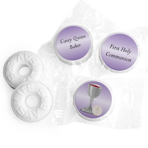 Communion Personalized Life Savers Mints Chalice