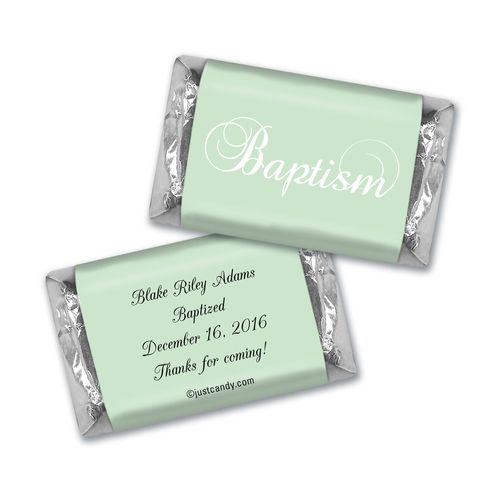 Baptism Personalized Hershey's Miniatures First Sacrament