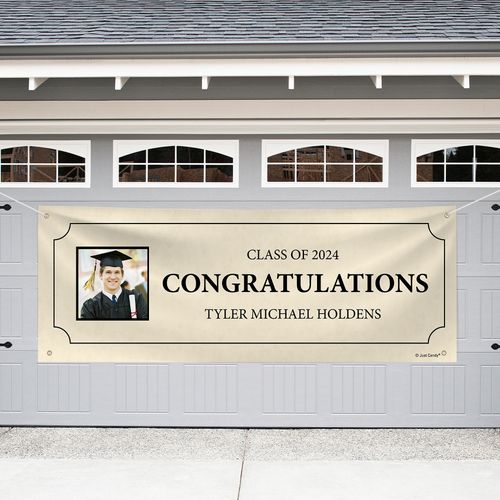 Personalized Graduation Giant Banner - Photo