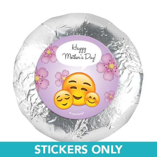 Mother's Day Emoji 1.25" Stickers (48 Stickers)