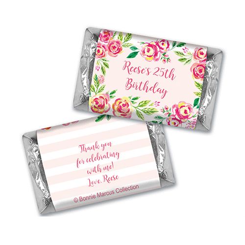 Bonnie Marcus Collection Personalized Mini Candy Bar Wrapper Birthday
