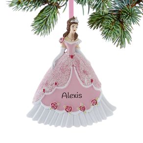 Princess in Pink Ball Gown Ornament