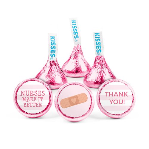 Personalized Nurse Appreciation Stripes Hershey's Kisses