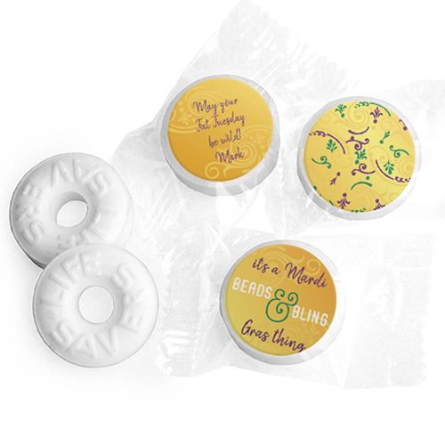 Personalized Mardi Gras It's a Mardi Gras Thing Life Savers Mints