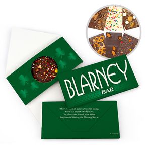 Personalized St. Patrick's Day Blarney Bar Gourmet Infused Belgian Chocolate Bars (3.5oz)
