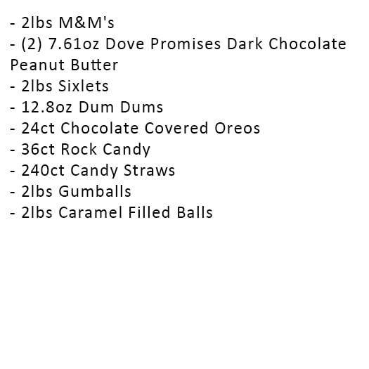 Premium Candy Buffet Just Candy