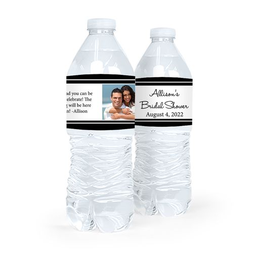 Classic Wedding Water Bottle Labels