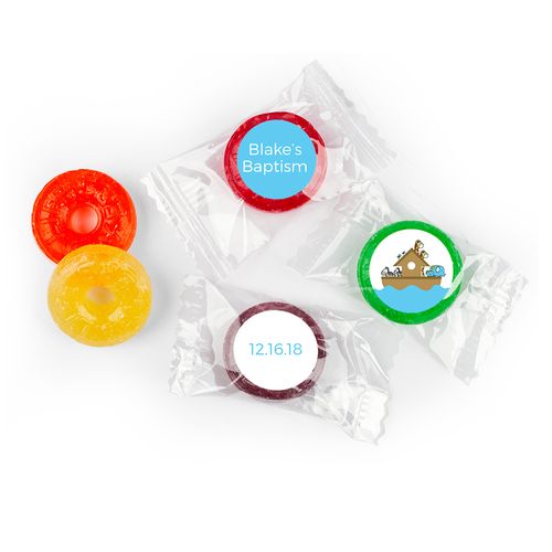 Baptism Personalized LifeSavers 5 Flavor Hard Candy Noah's Ark (300 Pack)