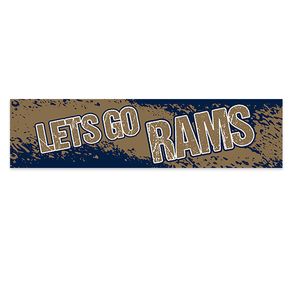 Let's Go Rams Football Party 5 Ft. Banner - Online Candy Store - Bulk Candy  Online @