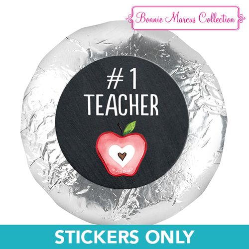 Bonnie Marcus Collection 1.25" Stickers Apple (48 Stickers)