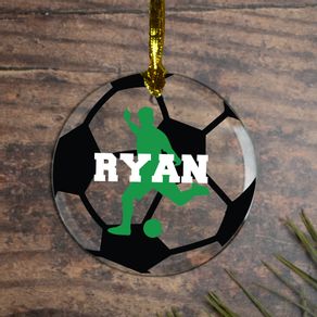 Soccer M Ornament