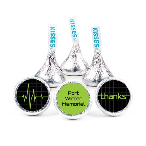 Nurse Appreciation 3/4" Sticker Heartbeat of Thanks (108 Stickers)