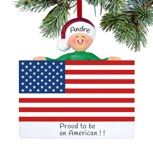 Patriotic Person Ornament