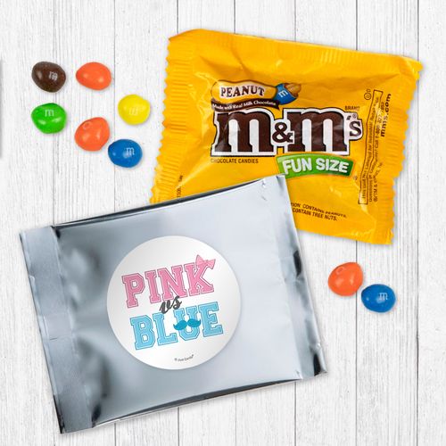 Gender Reveal Pink vs Blue Peanut M&Ms