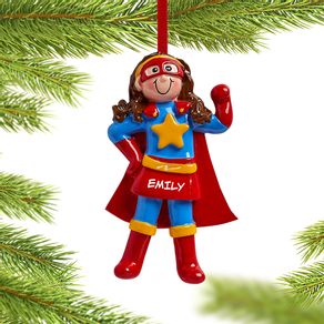 Superhero Girl Ornament