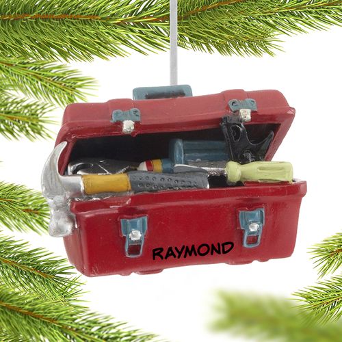 Red Tool Box Ornament
