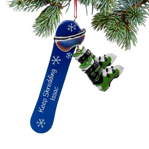Snowboard Ornament