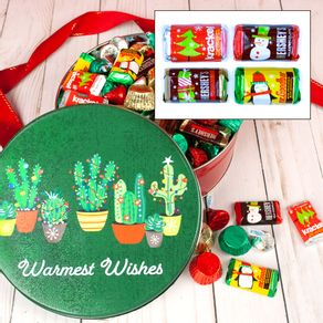 1.5 lb Hershey's Holiday Mix Christmas Gift Tin - All Designs
