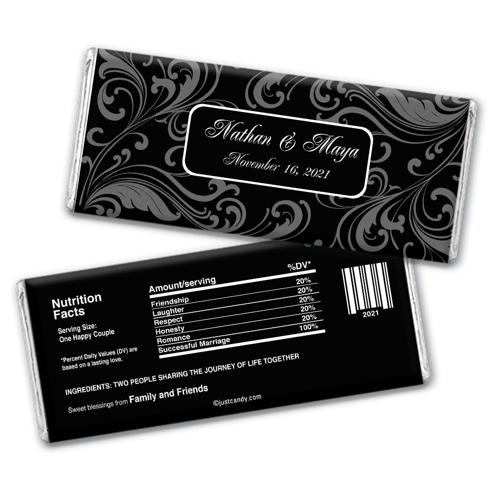 Wedding Favor Personalized Chocolate Bar Wrappers Filigree wedding-favor-personalized-chocolate-bar-wrappers-filigree