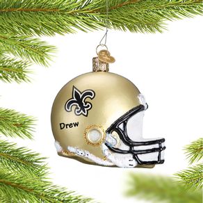 New Orleans Saints NFL Helmet Ornament