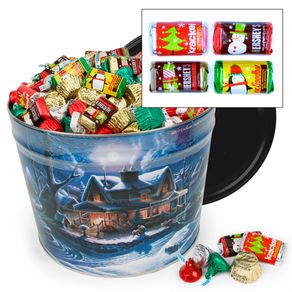 First Homecoming 8 lb Hershey's Holiday Mix Tin