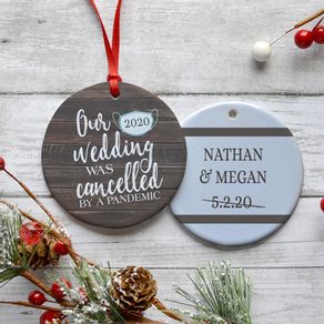 Our Cancelled Wedding Ornament