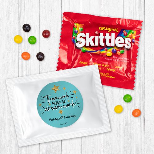 Personalized Teamwork Stars Skittles