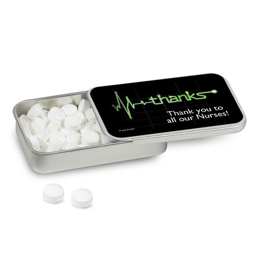 Personalized Nurse Appreciation Mint Tin Heartbeat of Thanks