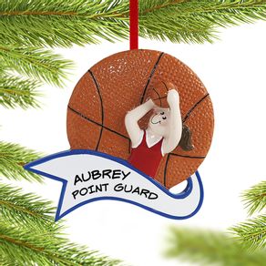 Basketball Female Ornament