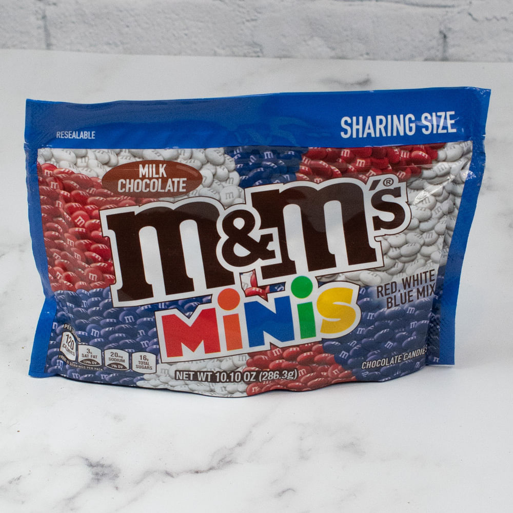 Patriotic M&M's Milk Chocolate Bulk Candy 