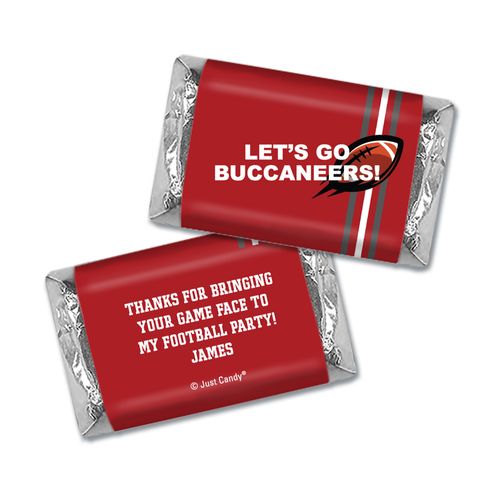 Personalized Hershey's Miniatures Buccaneers Football Party