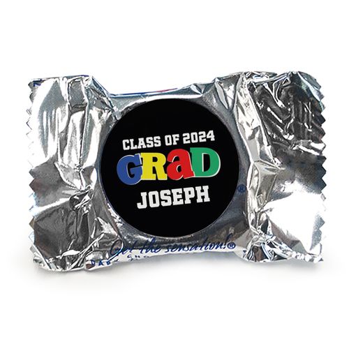 Personalized Bonnie Marcus Collection Colorful Graduation York Peppermint Patties
