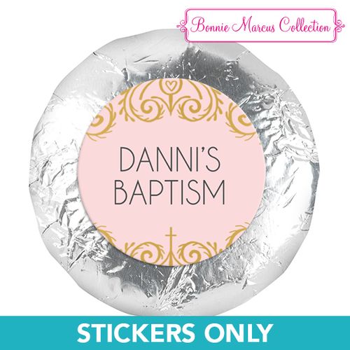 Personalized Bonnie Marcus Baptism Scroll 1.25" Stickers (48 Stickers)
