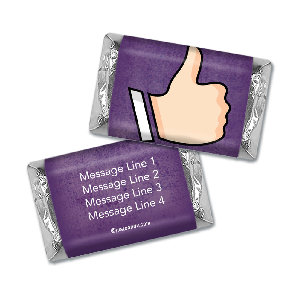 Personalized Business Promotional Thumbs Up Hershey's Miniature ...
