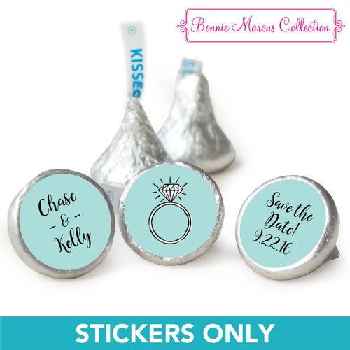 Wedding 3/4" Stickers (108 Stickers)